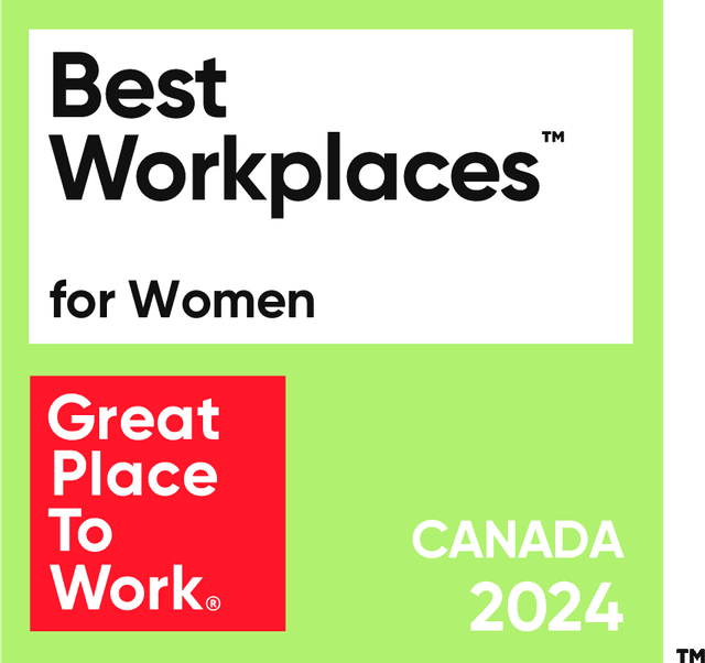 2024 Best Workplaces for Women Canada EN Logo